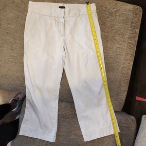 J. Crew Favorite Fit Beige Capri Pants